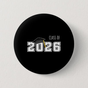 Afgestudeerd ontwerp voor senior 2026 ontwerp retr ronde button 5,7 cm