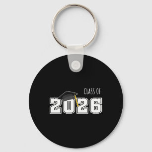 Afgestudeerd ontwerp voor senior 2026 ontwerp retr sleutelhanger