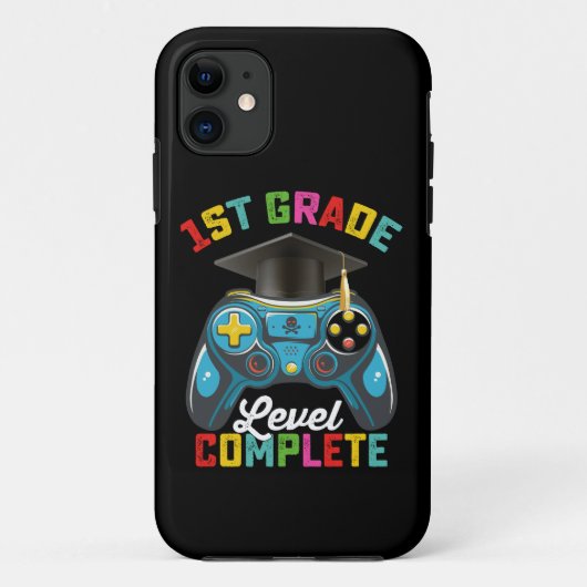 Afgestudeerd op 1e leerjaar niveau Afstudeer Gamen Case-Mate iPhone Case (Achterkant)