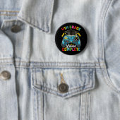 Afgestudeerd op 4e leerjaar niveau Afstudeer Gamin Ronde Button 5,7 Cm (In situ)