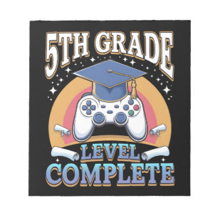 Afgestudeerd op 5e leerjaar niveau Gamen Gamer Notitieblok