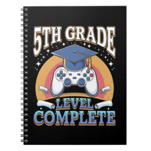 Afgestudeerd op 5e leerjaar niveau Gamen Gamer Notitieboek
