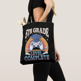 Afgestudeerd op 5e leerjaar niveau Gamen Gamer Tote Bag