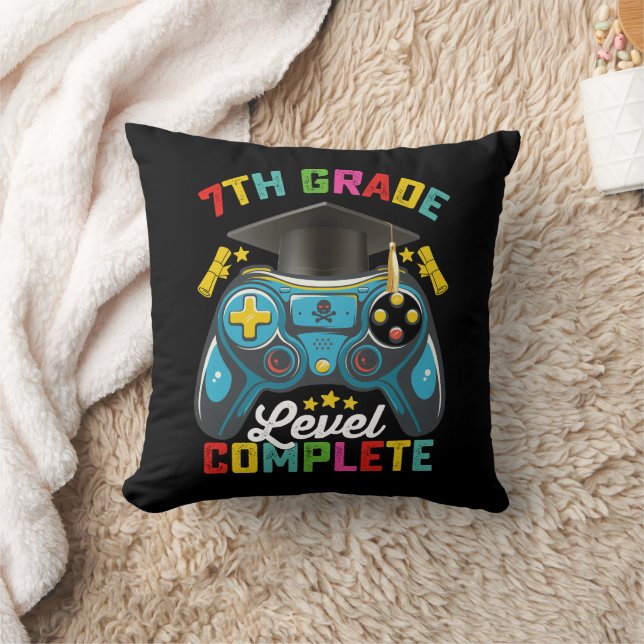 Afgestudeerd op 7e klas niveau Afstudeer Gaming Ga Kussen (Deken)