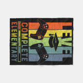 Afgestudeerd op basisniveau Cl 2025 Gamer Fleece Deken (Voorkant (Horizontaal))