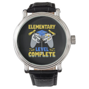 Afgestudeerd op basisniveau Gamen Gamer Afstuderen Horloge