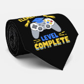 Afgestudeerd op basisniveau Gamen Gamer Afstuderen Stropdas (Opgerold)