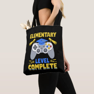 Afgestudeerd op basisniveau Gamen Gamer Afstuderen Tote Bag