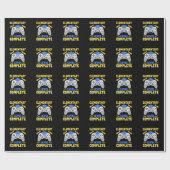 Afgestudeerd op basisniveau gaming gamer cadeaupapier (Vlak)