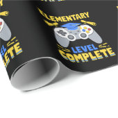 Afgestudeerd op basisniveau gaming gamer cadeaupapier (Rol Hoek)