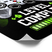 Afgestudeerd op basisonderwijs Cl 2025 Gamer Poster (Hoek)