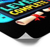 Afgestudeerd op basisonderwijs Cl 2025 Gamer Poster (Hoek)
