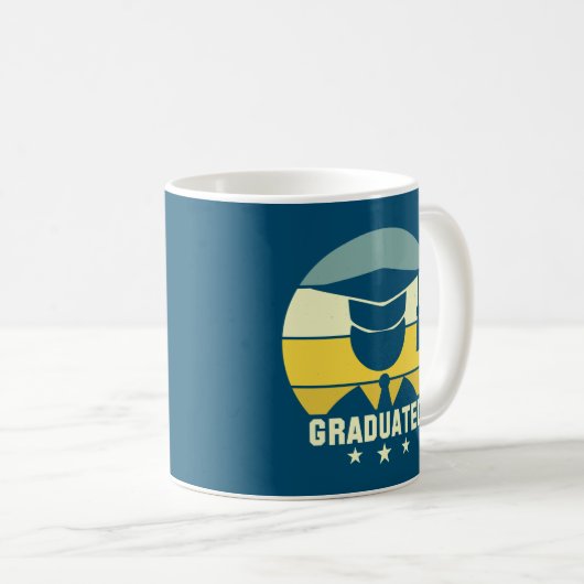 Afgestudeerd op de school voor Afstuderen Afstuder Koffiemok (Voorkant rechts)