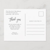 Afgestudeerd | Op maat gemaakte elegante script be Briefkaart (Achterkant)