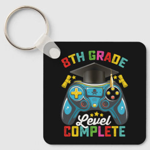 Afgestudeerd op niveau 8 Voltooide eindexamen Game Sleutelhanger