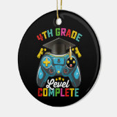Afgestudeerd op niveau van groep 6 Gamen Gamer Keramisch Ornament (Links)