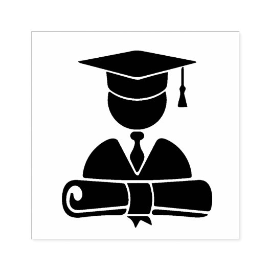 Afgestudeerd Rubberstempel (Afrduk)