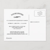 Afgestudeerd script - briefkaart (Achterkant)