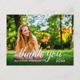 Afgestudeerd Script Foto Afstudeer Dank Je Briefkaart