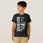 Afgestudeerd senior Cl van 2025 afstuderen Amerika T-shirt (Voorkant volledig)