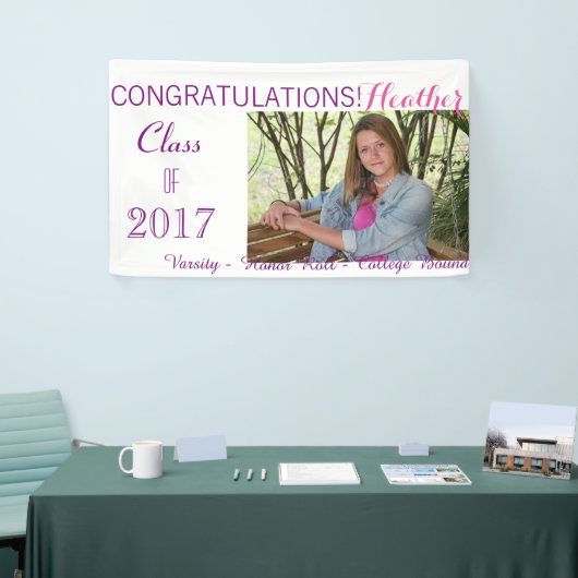 Afgestudeerd Spandoek (Beurs)