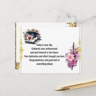 Afgestudeerd- Universele Voorzieningen voor alle l Briefkaart
