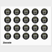 Afgestudeerd Universiteit Phoenix Afgestudeerde St Ronde Sticker (Vel)