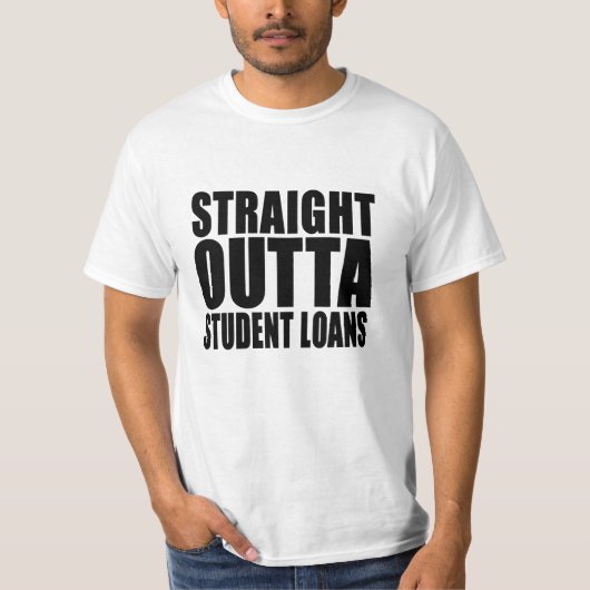 Afgestudeerd Zonder Studielening T-shirt (Voorkant)