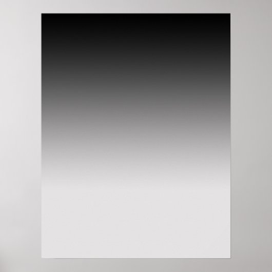 Afgestudeerd zwart naar grijs Poster voor fotograf (Voorkant)
