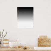 Afgestudeerd zwart-wit Poster voor fotografie (Keuken)