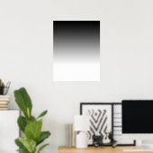 Afgestudeerd zwart-wit Poster voor fotografie (Thuiskantoor)