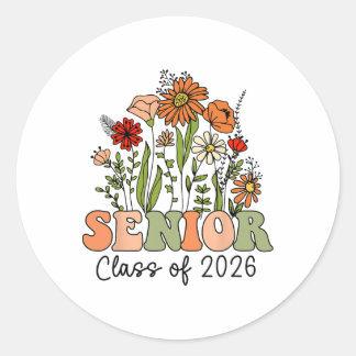 Afgestudeerde 2026 Afgestudeerden Cl Van 2026 Wild Ronde Sticker