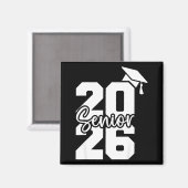 Afgestudeerde 2026 klas van 2026 middelbare school magneet (Voorkant / Achterkant)
