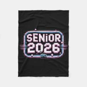 Afgestudeerde 2026 Retro Gamer Afstudeersfeer  Fleece Deken