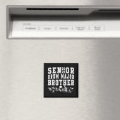 Afgestudeerde 2026 tamboer-majoor broer afstuderen magneet (Insitu (Vaatwasser))