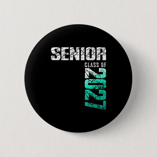 Afgestudeerde 2027 klas van 2027 afstuderen ronde button 5,7 cm (Voorkant)