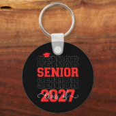 Afgestudeerde 2027 Klas van 2027 Sleutelhanger (Voorkant)