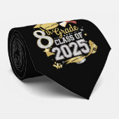 Afgestudeerde 8e klas van 2025 Afstuderen Stropdas (Opgerold)