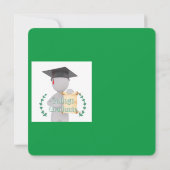 Afgestudeerde aan de hogeschool kaart (Achterkant)