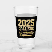 Afgestudeerde afgestudeerden 2025 afstuderen senio glas (Voorkant)