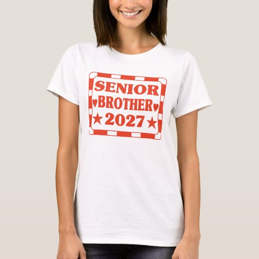 Afgestudeerde Broer 2027. T-shirt (Voorkant)
