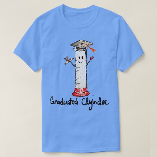 Afgestudeerde cilinder t-shirt (Design voorkant)