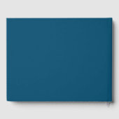 Afgestudeerde Definitie Modern Blauw Gastenboek (Achterkant)