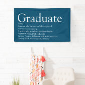 Afgestudeerde Definitie Modern Blauw Spandoek (Insitu)