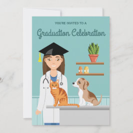 Afgestudeerde dierenartsstudent DVM Kaart