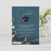 Afgestudeerde dochter Ik Cap Aankondiging (Staand voorkant)