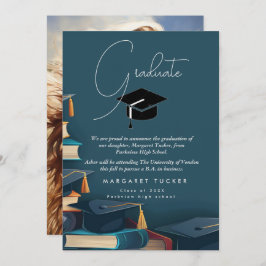 Afgestudeerde dochter Ik Cap Aankondiging