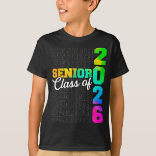 Afgestudeerde eindexamenklas 2026 middelbare schoo t-shirt