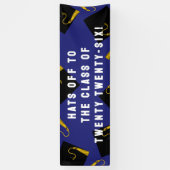 Afgestudeerde eindexamenklas 2026 spandoek (Verticaal)