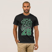 Afgestudeerde eindexamenklas 2026 t-shirt (Voorkant volledig)